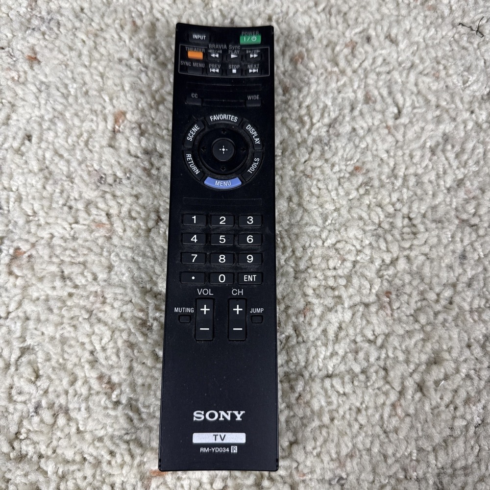 Genuine Sony Bravia Remote Control RM-YD034